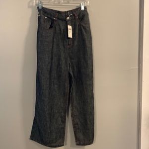 NWT Chico’s Black size 2 cropped pants.